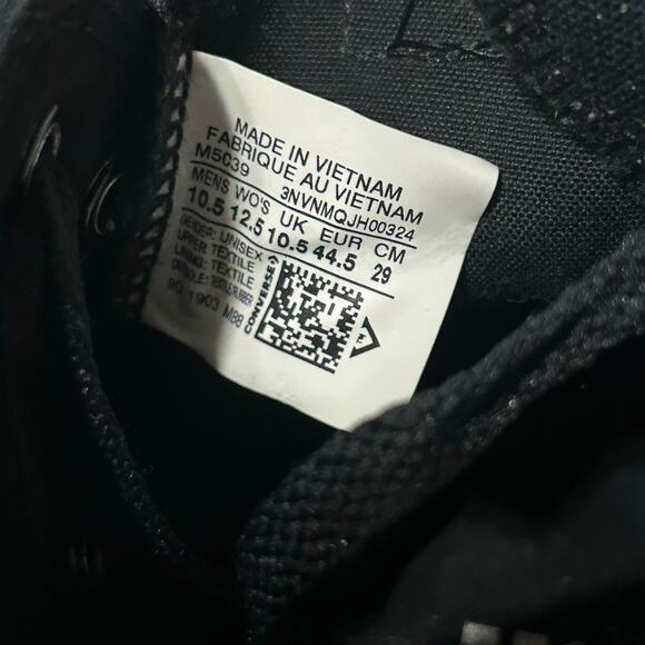 Converse Chuck Taylor All-Star Low Top Men’s Shoes Sneakers Size 10.5 Black - Picture 8 of 8